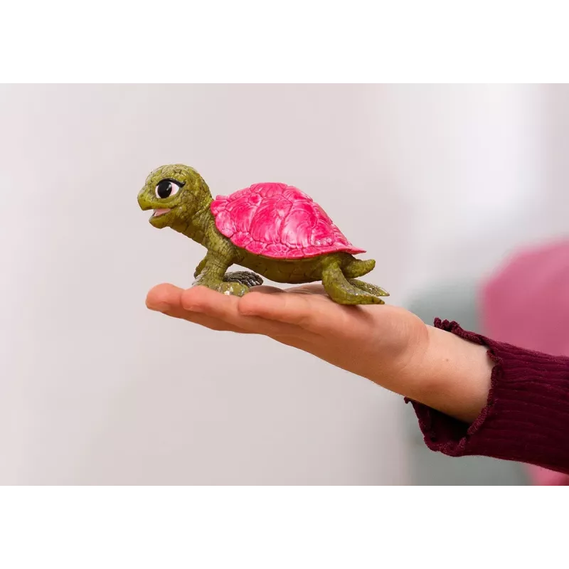 Schleich BAYALA Rožinio safyro vėžlys Žalia Rožinė 70759S
