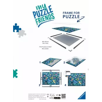 Puzzle rėmelis Ravensburger 17901 – juodas, dėlionėms, rekomenduojamas nuo 12 metų