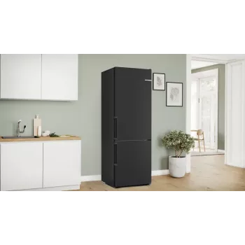 Šaldytuvas su šaldikliu Bosch Serie 4 KGN49VXCT, laisvai pastatomas, 440 L, nerūdijantis plienas
