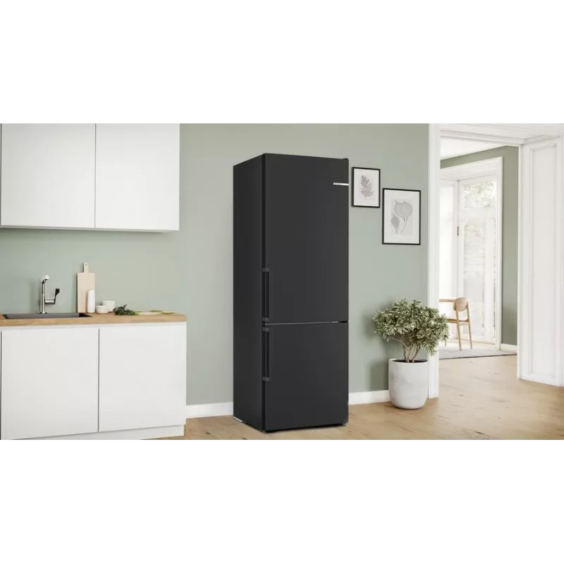 Šaldytuvas su šaldikliu Bosch Serie 4 KGN49VXCT, laisvai pastatomas, 440 L, nerūdijantis plienas