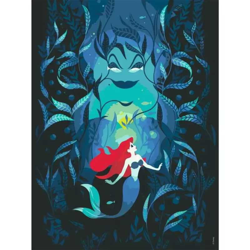 Ravensburger Piešimo rinkinys CreArt Disney Ariel ir Ursula 23732