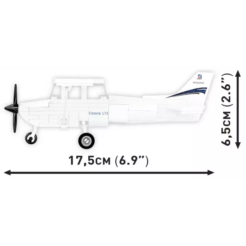 Konstruktorius Cobi Cessna 172 Skyhawk White statybinis rinkinys