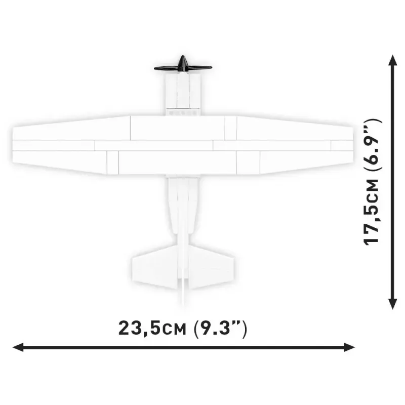 Konstruktorius Cobi Cessna 172 Skyhawk White statybinis rinkinys