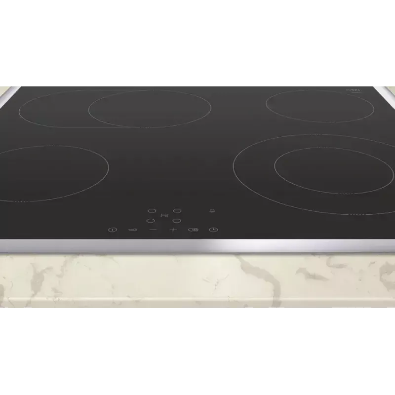 NEFF BX16B virimo komplektas – 4 zonų indukcinė kaitlentė + elektrinė orkaitė (71 l), stiklo keramika, juoda