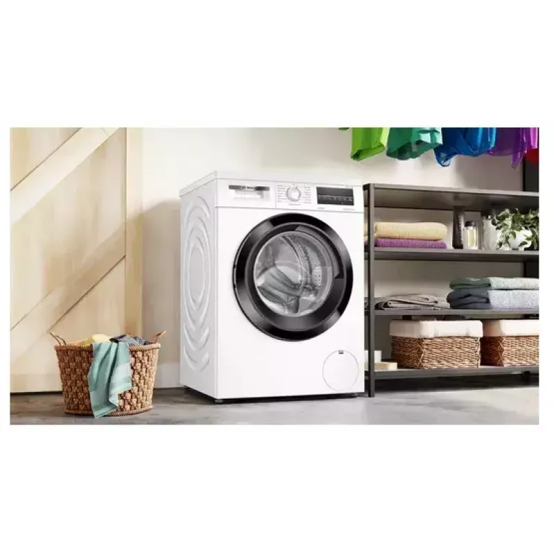 Bosch Serie 6 WUU28T48 skalbimo mašina, priekinis pakrovimas, 8 kg, 1400 aps./min., balta