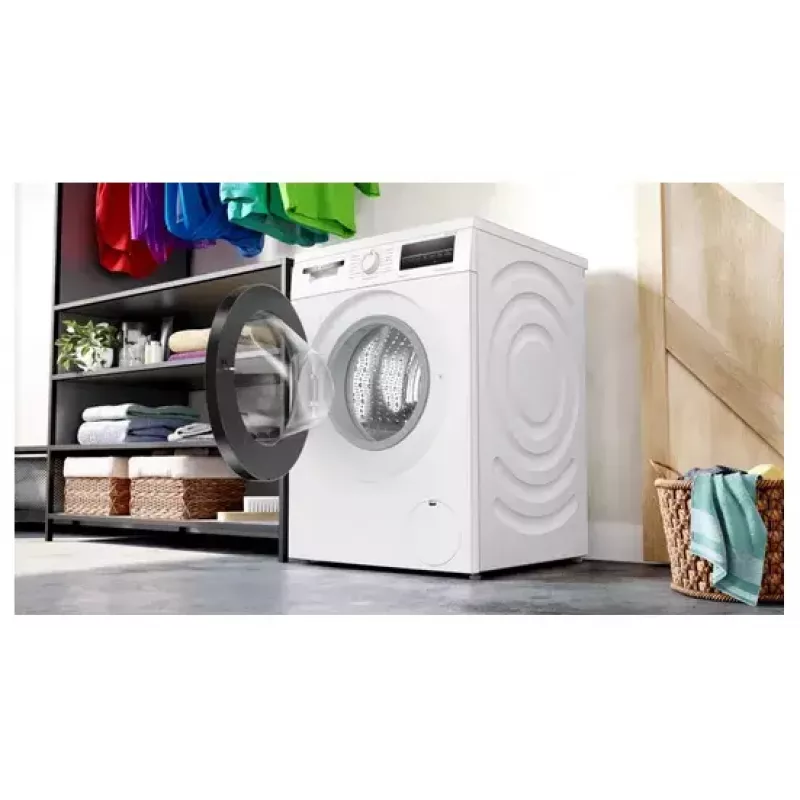 Bosch Serie 6 WUU28T48 skalbimo mašina, priekinis pakrovimas, 8 kg, 1400 aps./min., balta