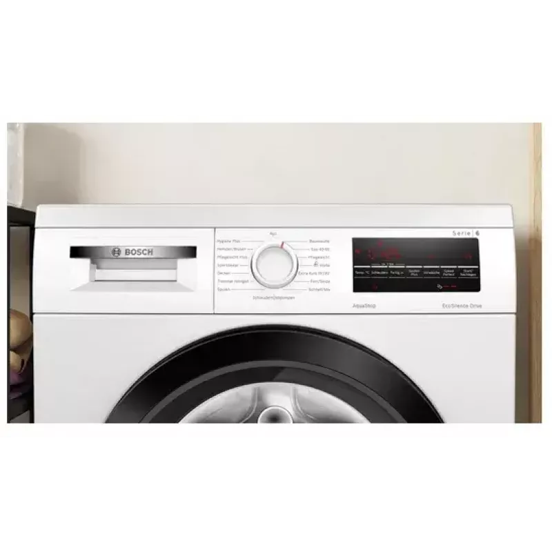 Bosch Serie 6 WUU28T48 skalbimo mašina, priekinis pakrovimas, 8 kg, 1400 aps./min., balta