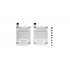 FRACTAL DESIGN SSD laikiklių rinkinys – Type B baltas dviejų dalių