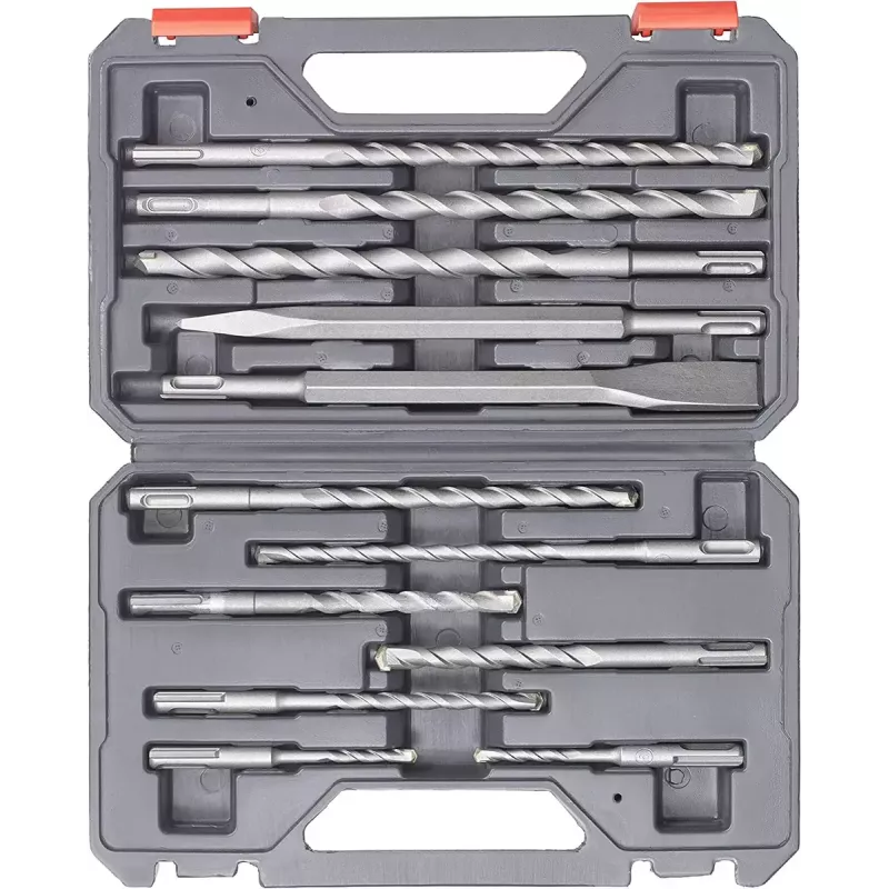 SDS-Plus grąžtų ir kaltų rinkinys Einhell 12 vnt. perforatoriui