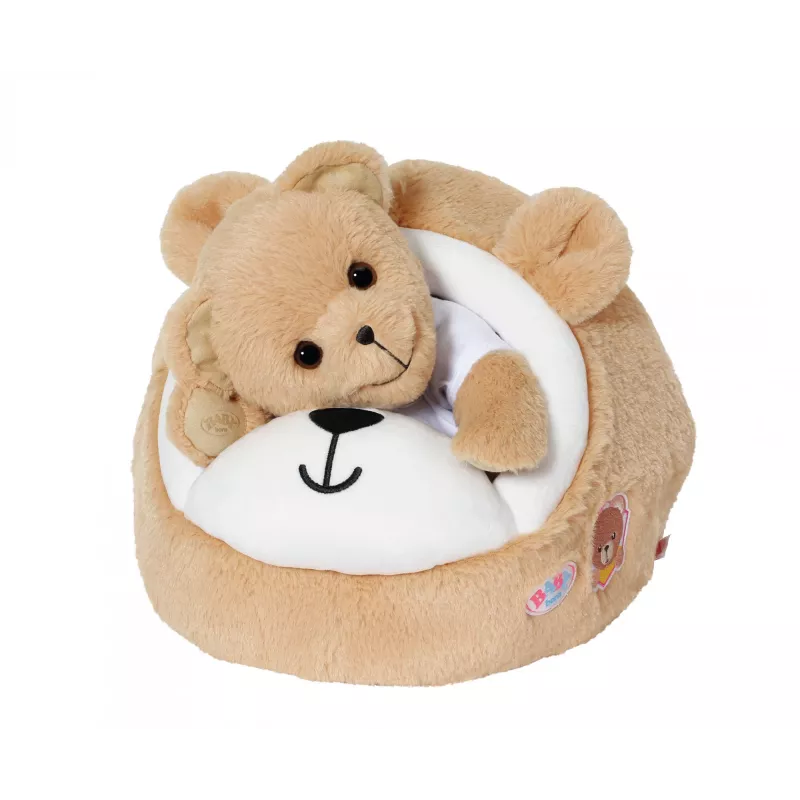 Minkštas meškos urvas ZAPF creation BABY born – pliušinis žaislinis priedas lėlėms