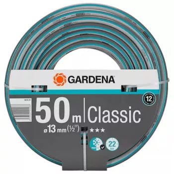 GARDENA Classic 18010-20 sodo žarna 50 m PVC antžeminė pilka/turquoise