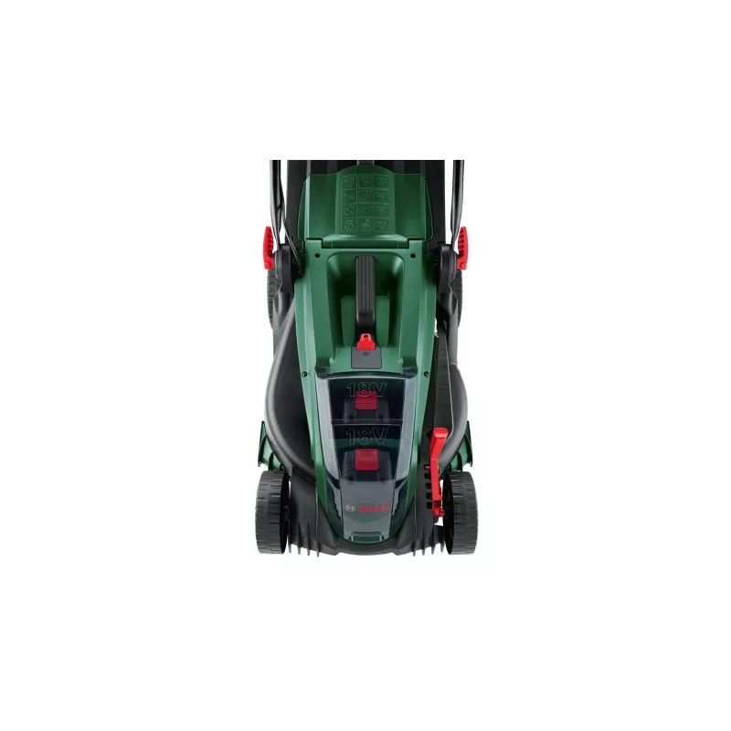 Bosch 37-550 akumuliatorinis vejapjovė su stūmimu, juoda, žalia