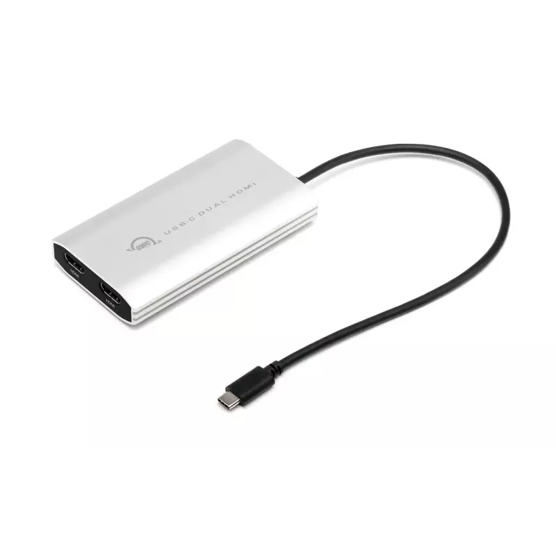 USB grafikos adapteris OWC CADPDL2HDMI 3840 x 2160 pikselių sidabrinis