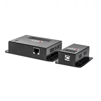 Lindy USB 2.0 Cat.6 ilgintuvas 50m 4 prievadų, siųstuvas ir imtuvas