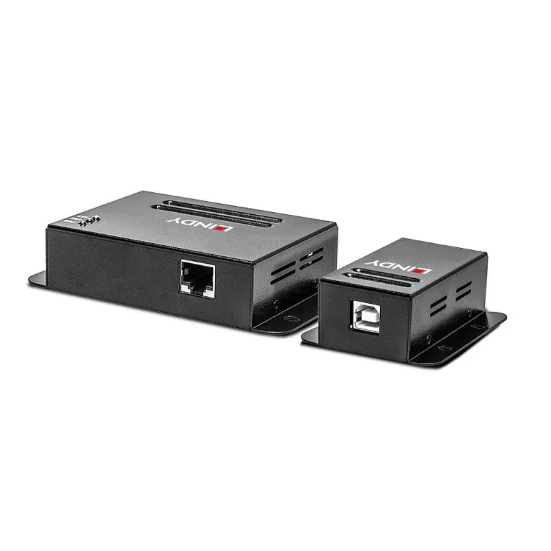 Lindy USB 2.0 Cat.6 ilgintuvas 50m 4 prievadų, siųstuvas ir imtuvas
