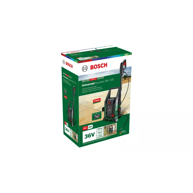 Bosch UniversalAquatak 36V-100 belaidis aukšto slėgio plovimo aparatas 186 l/h