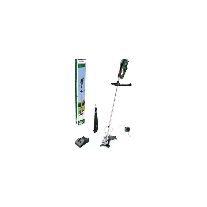 Belaidės žoliapjovės žirklės Bosch BrushCut 36 V Li-Ion, 2,4 mm, žalia