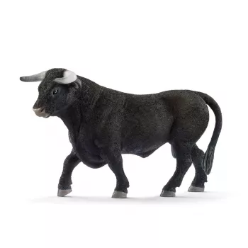 Schleich FARM WORLD Juodasis bulius, 3 m., Ūkis, Ūkiniai gyvūnai / ūkio žaislai, Įvairiaspalvis, Plastikas, 1 vnt.
