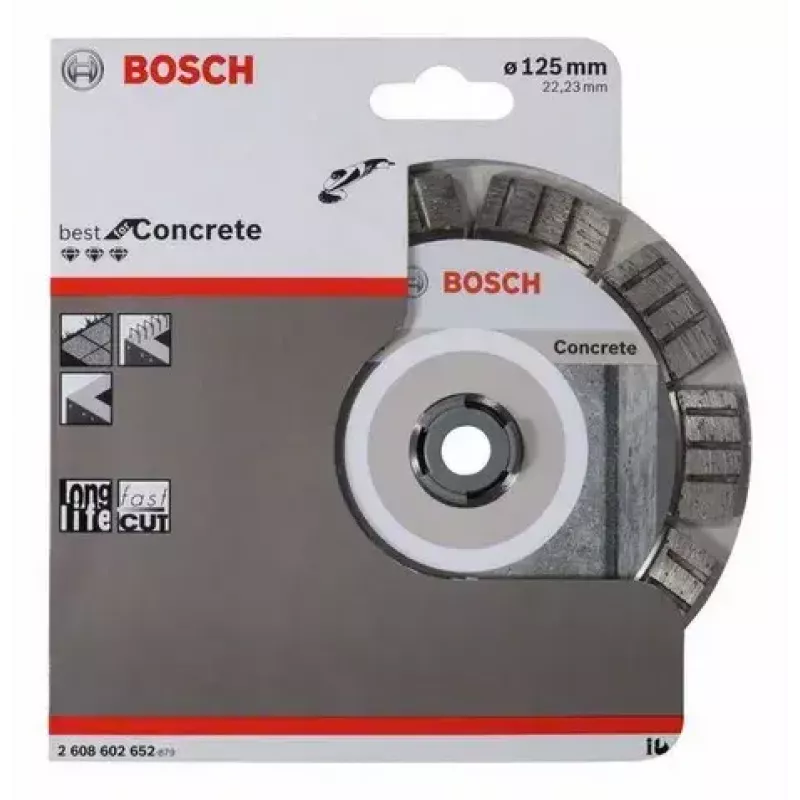 Pjovimo diskas betonui Bosch 125 mm 22.2 mm 2 608 602 652