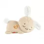 Fisher-Price Soothe & Settle Bunny – minkštas zuikis su garsais ir judesiu