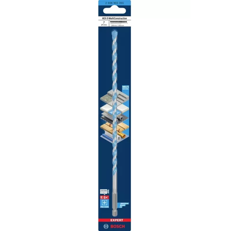 Gręžtuvas Bosch Expert 2 608 902 355 spiralinis grąžtas 7 mm 1 vnt.