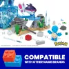 MEGA Pokémon Vandens nuotykių konstravimo rinkinys su 3 veikėjų figūrėlėmis (319 dalių) vaikams