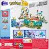 MEGA Pokémon Vandens nuotykių konstravimo rinkinys su 3 veikėjų figūrėlėmis (319 dalių) vaikams