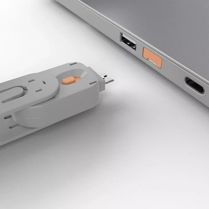 Lindy USB prievadų užraktų rinkinys 4 vnt., oranžinė spalva