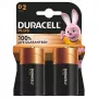 Duracell Plus 100 D baterija šarminė D dydžio