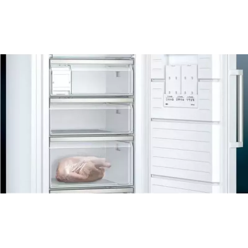 Siemens iQ500 GS58NAWDV šaldiklis Stalviršinis šaldiklis Laisvai pastatomas 366 L Baltas