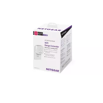 NETGEAR EX6110 WiFi stiprintuvas AC1200 Dual Band baltas