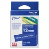 Brother TZe535 juostelė etiketėms 12mm balta ant mėlynos