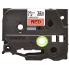 Laminuota juosta Brother TZe461 36 mm juoda ant raudono fono