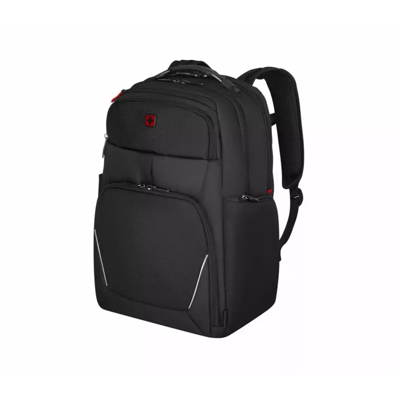 Kuprinė Wenger SwissGear Meteor juoda, 17 colių, iš perdirbto PET