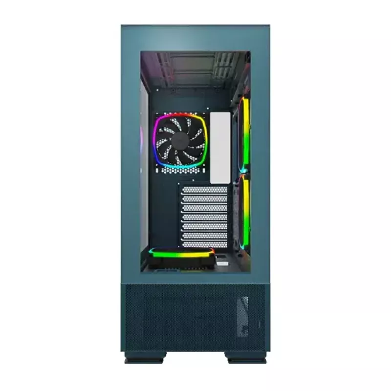 PC korpusas Montech SKY TWO Midi Tower mėlynas