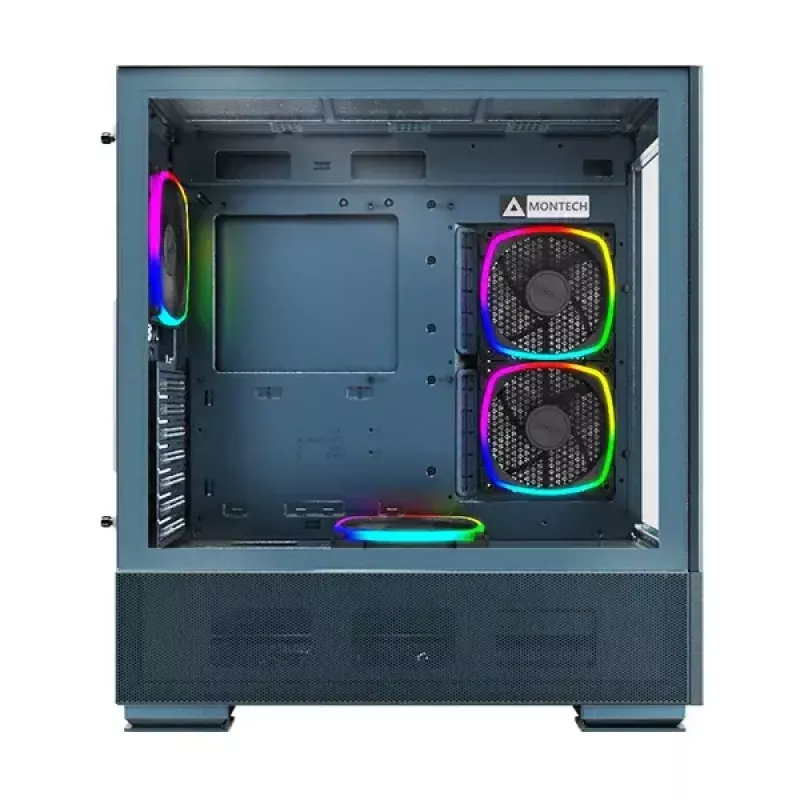 PC korpusas Montech SKY TWO Midi Tower mėlynas