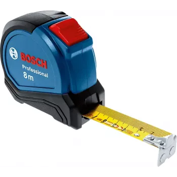 Matavimo juosta Bosch 1 600 A01 V3S 8m juoda mėlyna raudona 520g