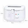 Gruzdintuvė Clatronic FR 3771 2,5 l 1800 W Balta