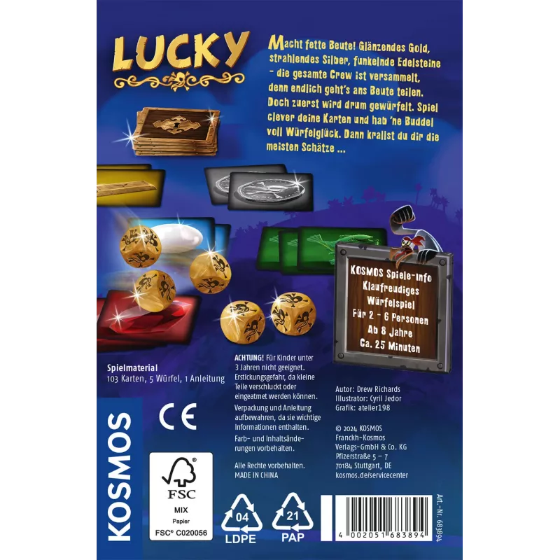 Stalo žaidimas Kosmos Lucky – taktinis žaidimas visai šeimai