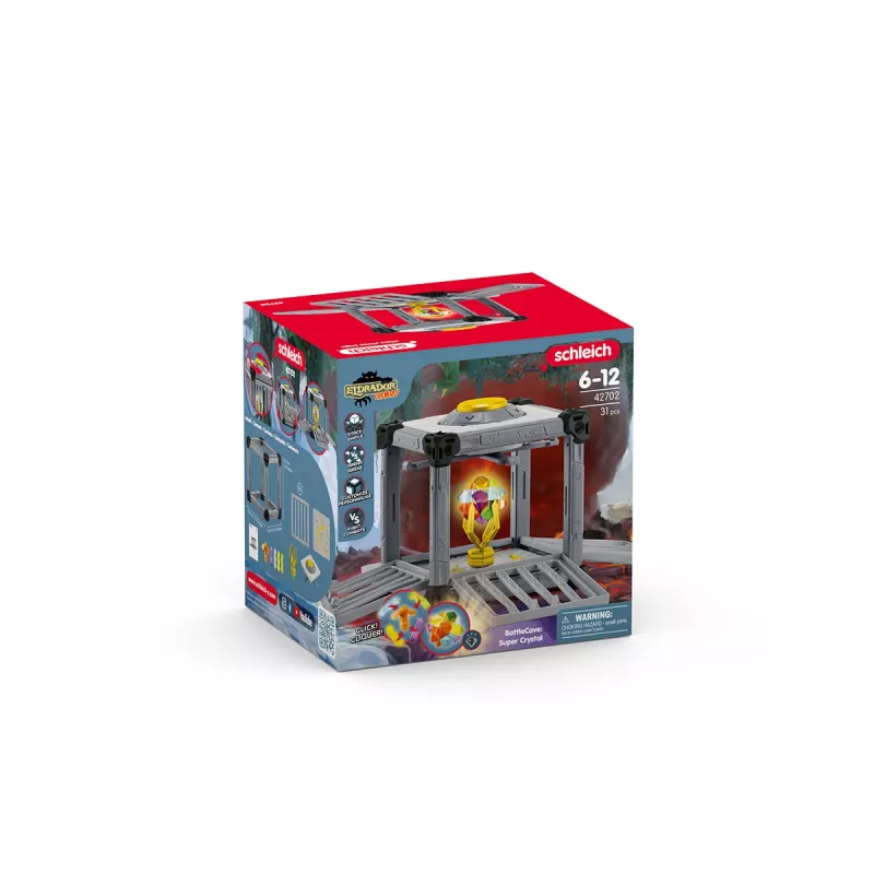 Schleich BattleCave Super Crystal – daugiaspalvis veiksmo ir nuotykių žaidimų rinkinys, 1 žaidėjui, 6–12 metų