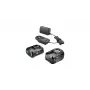 Bosch Starter-Set 18V - 2 x Akumuliatorius (2,0 Ah + 4,0 Ah) Baterijų ir įkroviklio rinkinys