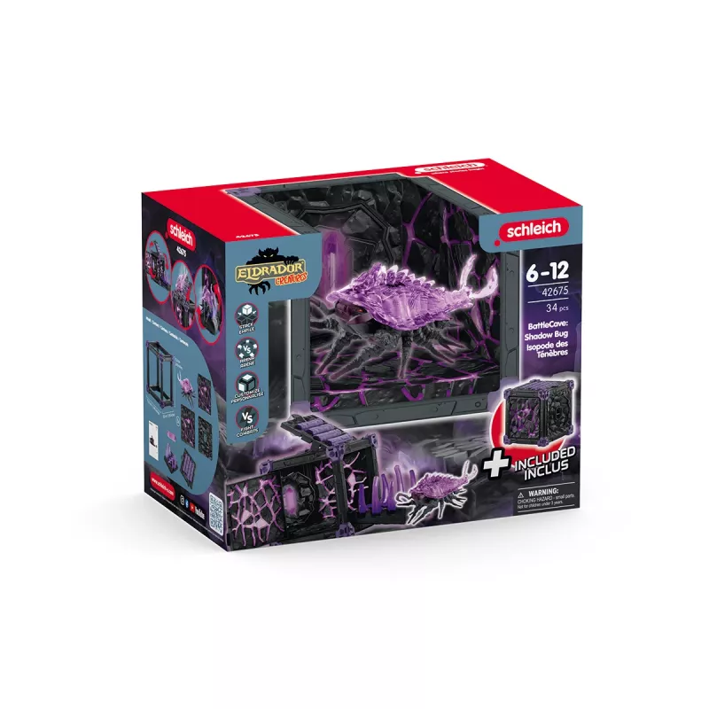 Schleich BattleCave Shadow Bug įvairiaspalvis 42675 – veiksmo ir nuotykių figūrėlė