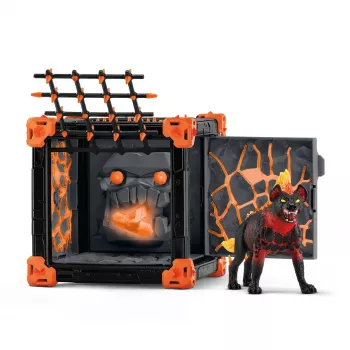 Schleich BattleCave Lava Hyena 42674 – veiksmo ir nuotykių žaidimų rinkinys