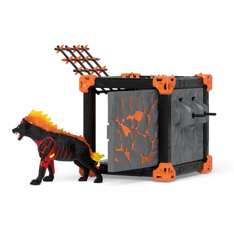 Schleich BattleCave Lava Hyena 42674 – veiksmo ir nuotykių žaidimų rinkinys