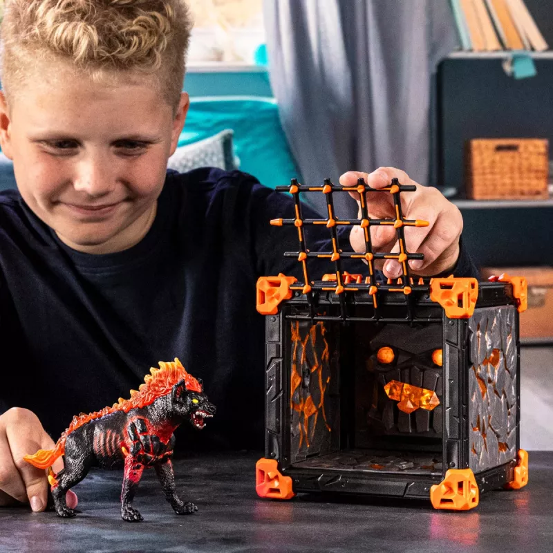 Schleich BattleCave Lava Hyena 42674 – veiksmo ir nuotykių žaidimų rinkinys