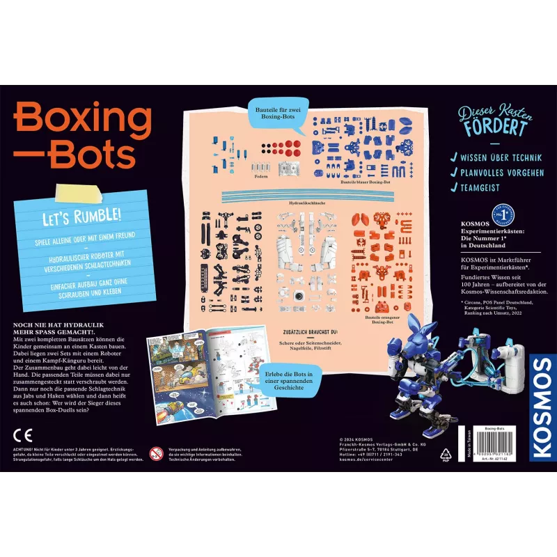Kosmos Boxing Bots – robotas, inžinerija, nuo 10 metų