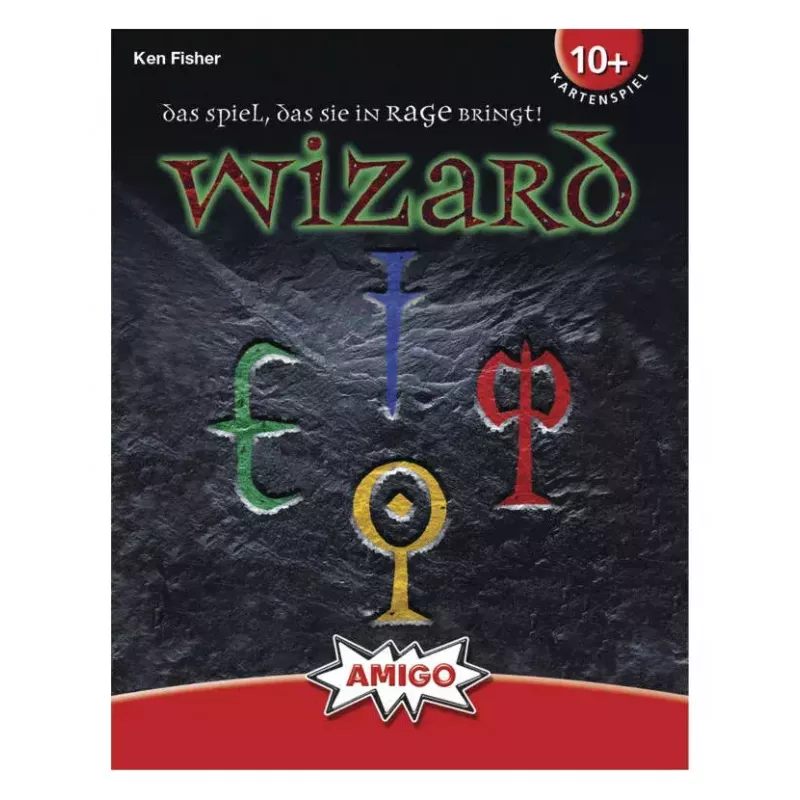 Kortų žaidimas AMIGO Wizard (model 06900) – strateginis šeimos žaidimas, nuo 10 metų, 45 min