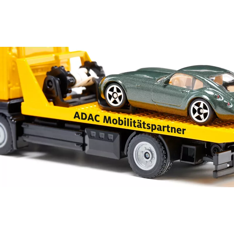 Siku MAN ADAC gedimų vilkikas 1:55, surinktas modelis 58×170×57 mm