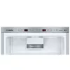 Šaldytuvas-šaldiklis Bosch Serie 6 KGE398IBP — 343 L, nerūdijantis plienas, dešinės pusės durys