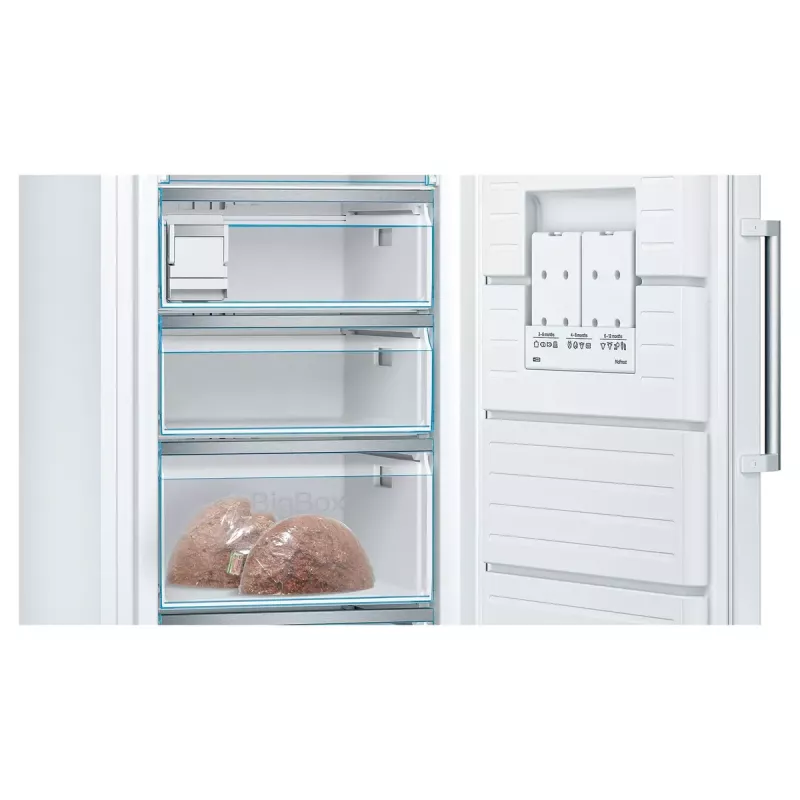 Šaldiklis Bosch Serie 6 GSN58AWCV, stovimas, 366 L, baltas